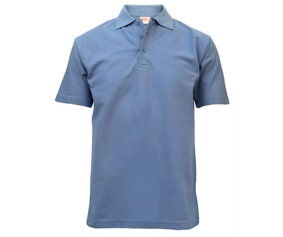 Hunter Light Blue Polo School Shirt