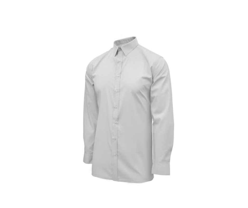 Boys Secondary School Long Sleeve White Shirt