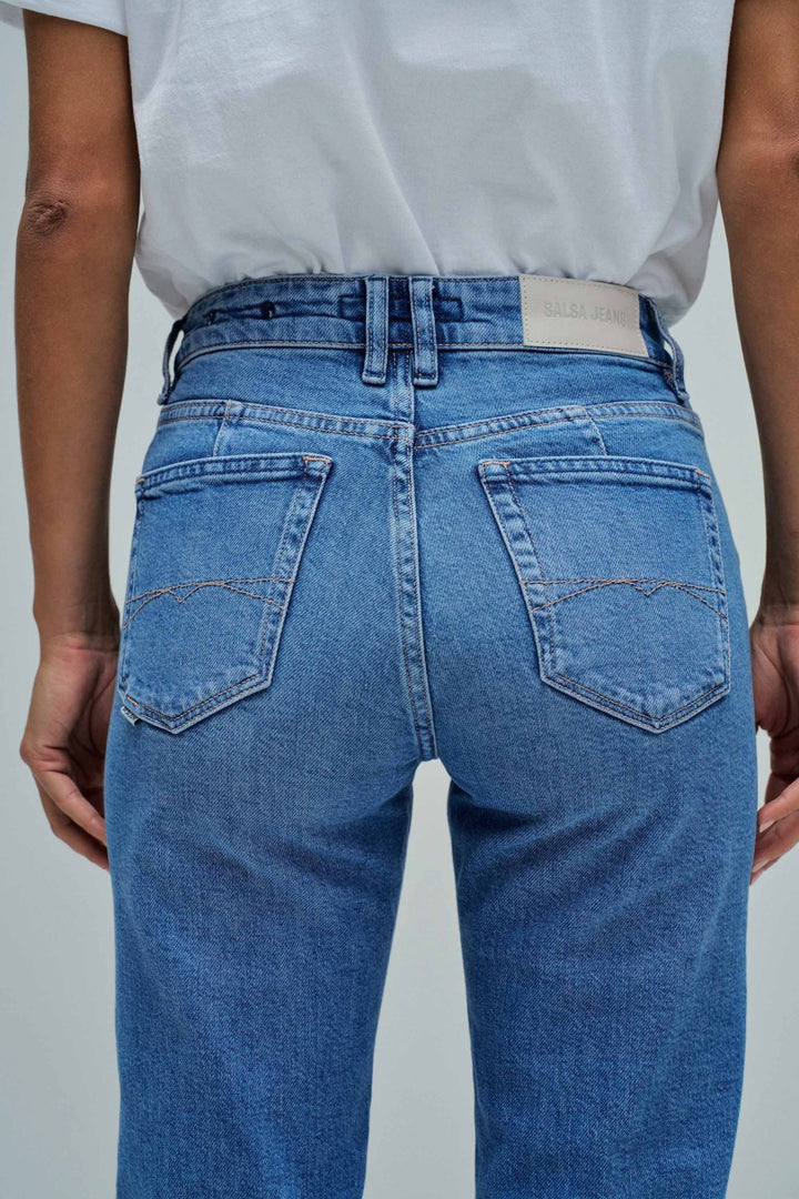 Salsa True Cropped Slim High Waisted Jeans