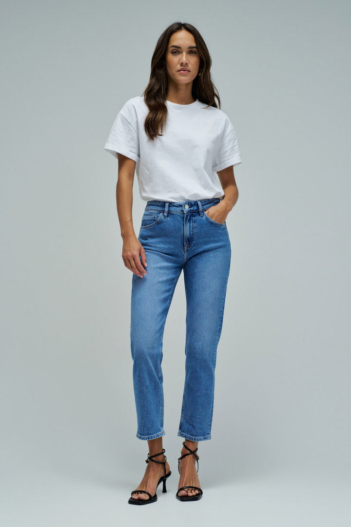 Salsa True Cropped Slim High Waisted Jeans