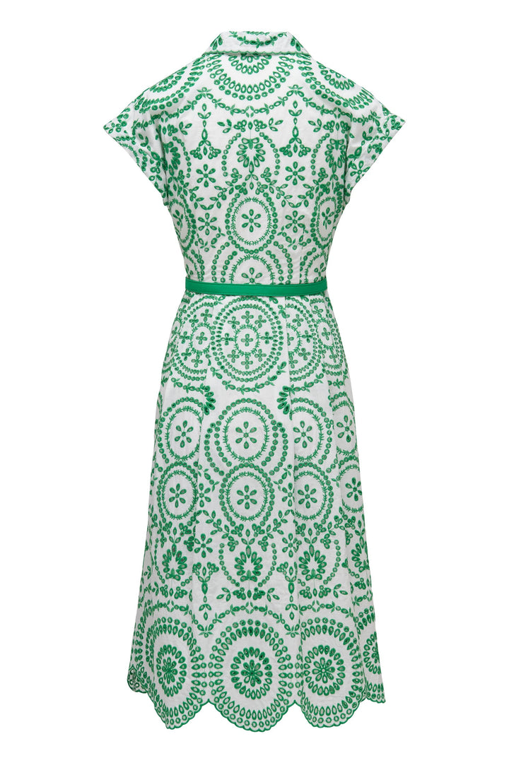 Salsa Shirt Dress with Embroidery
