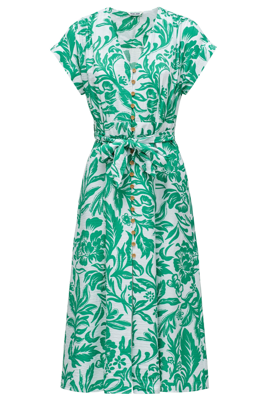 Salsa Midi Printed Shirt Dress