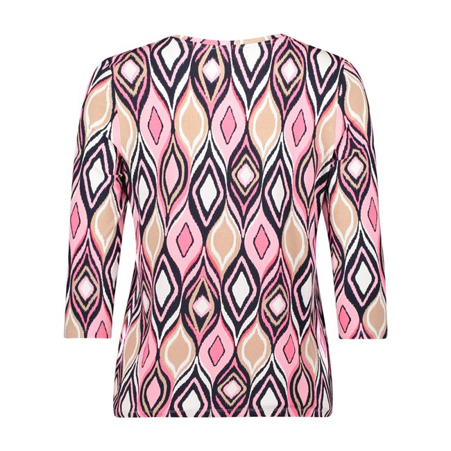 Betty Barclay Round Neck Print Top
