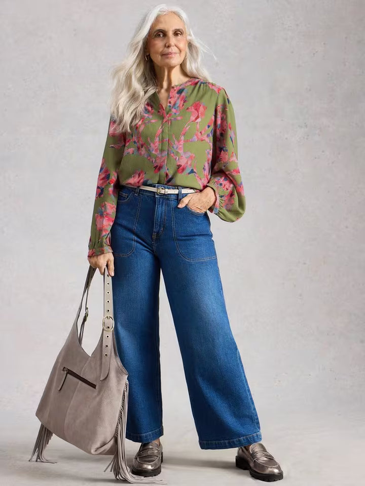 White Stuff Lana V Neck Top