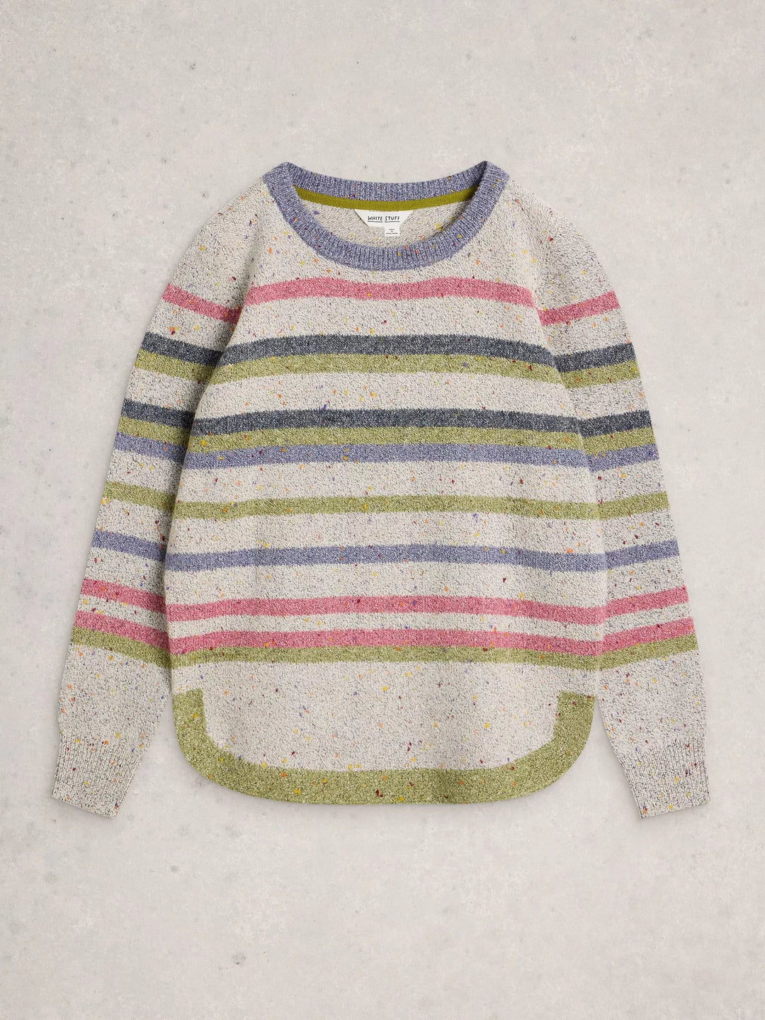 White Stuff Talia Nep Stripe Jumper