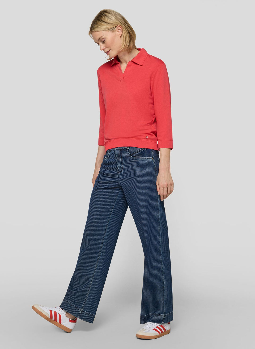 Rabe Textured Shirt and Crinkle Effect Top