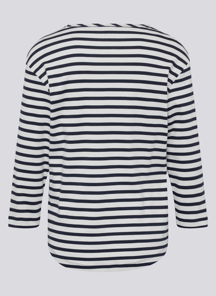 Rabe Striped Shirt with Sneaker Motiv