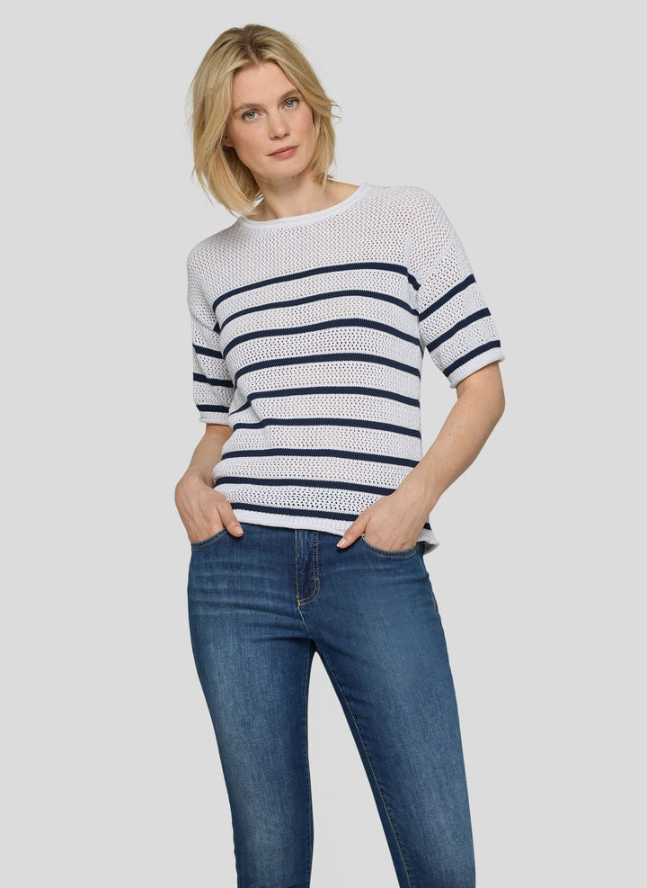 Rabe Striped Knit Shirt