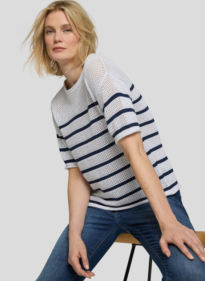 Rabe Striped Knit Shirt