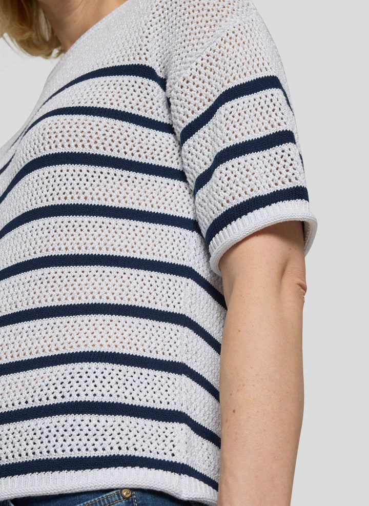 Rabe Striped Knit Shirt