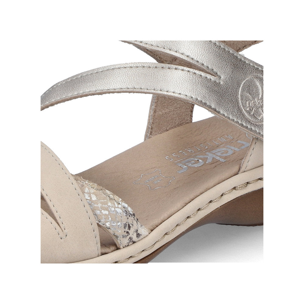 Rieker Beige Ladies Sandals