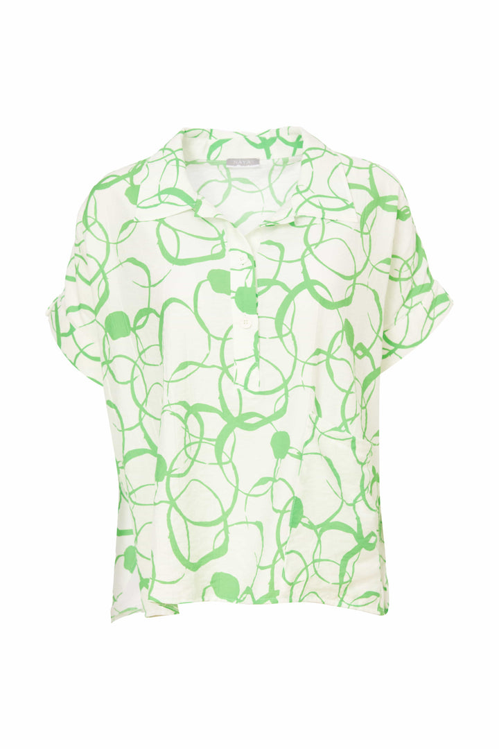 Naya Squiggle Print Top