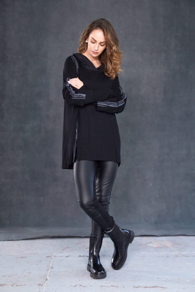 Naya Leatherette and Jersey Leggin