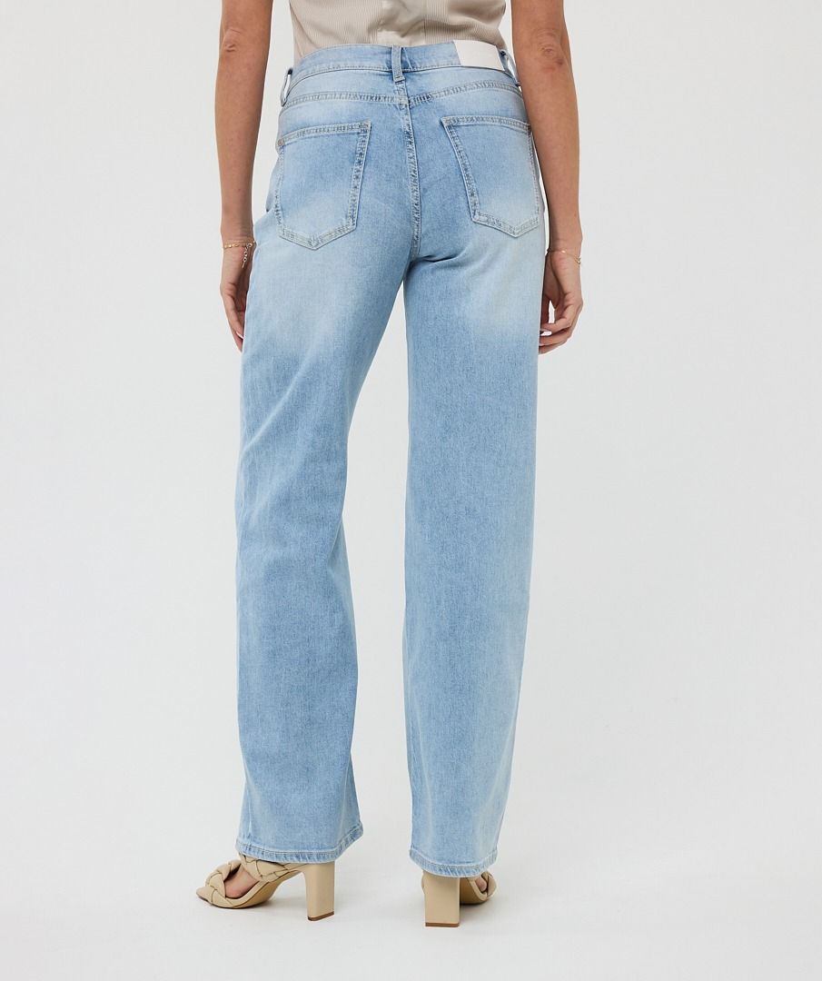 Esqualo Trousers Wide Ladies Jeans Stretch