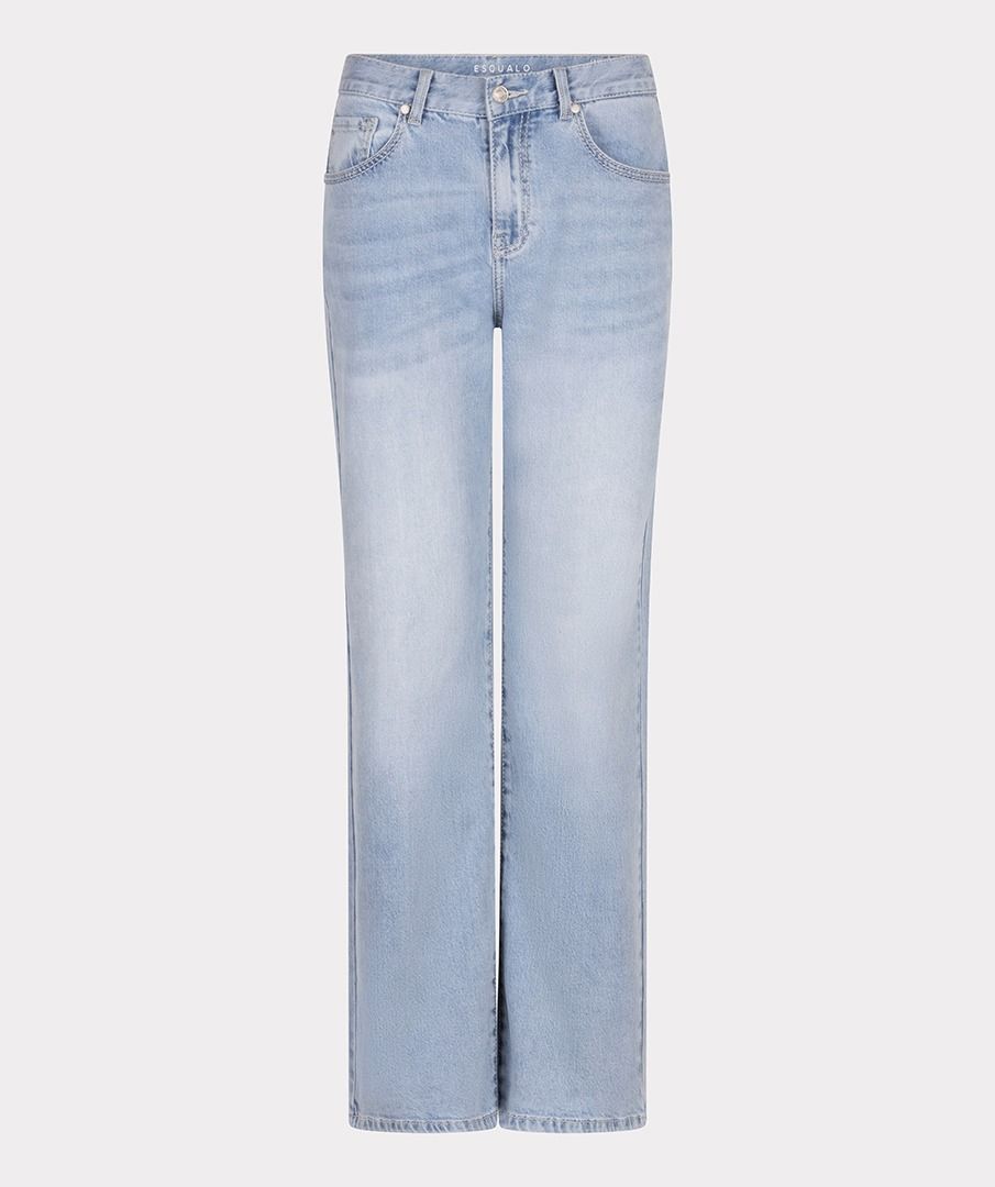 Esqualo Trousers Wide Ladies Jeans Stretch