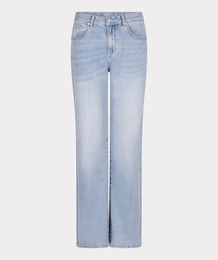 Esqualo Trousers Wide Ladies Jeans Stretch