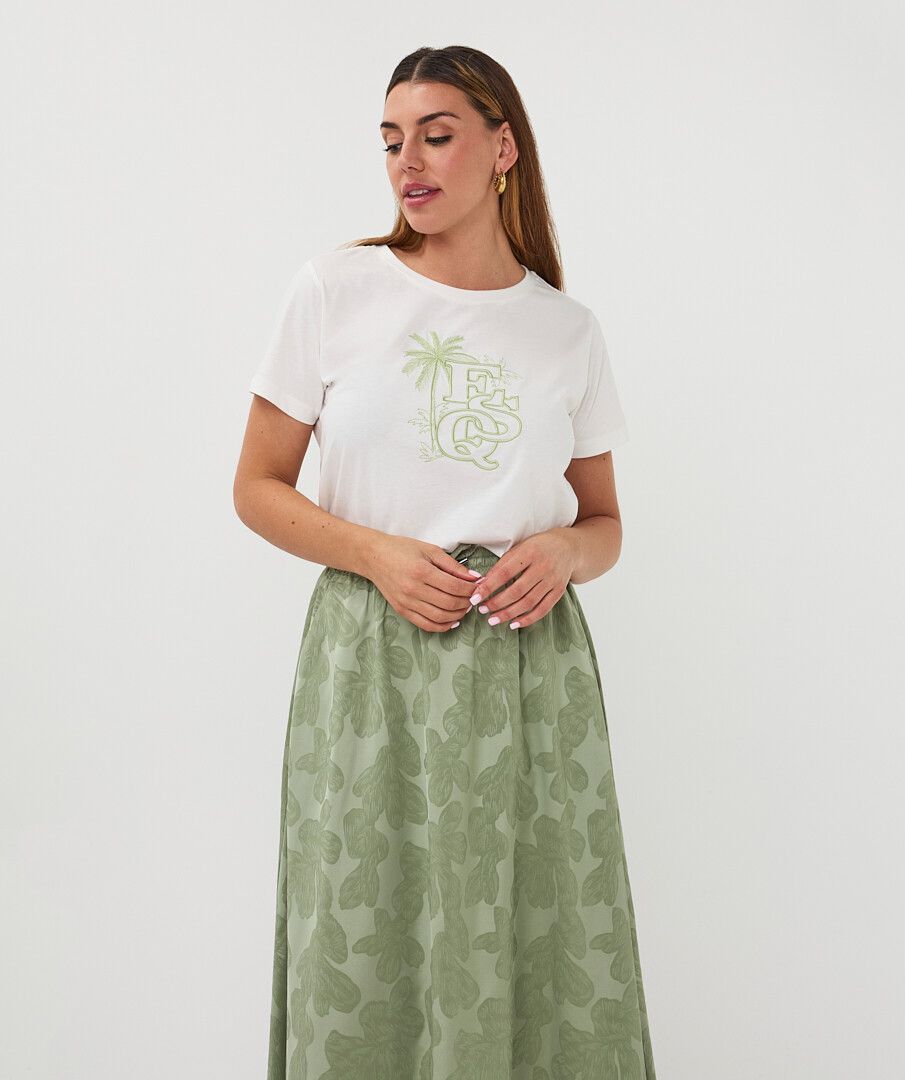 Esqualo T-Shirt Palm Design