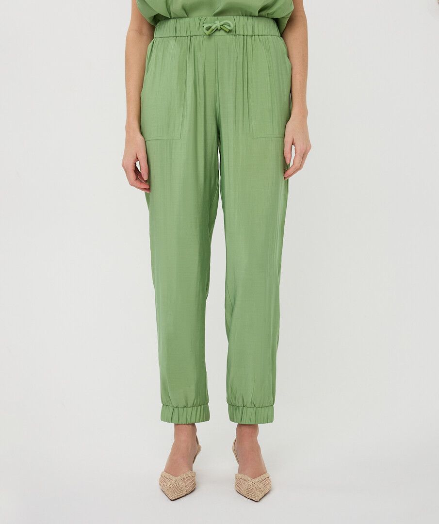 Esqualo Trousers crinkle Modal