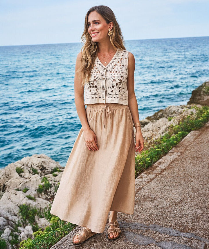 Esqualo Skirt Crinkle