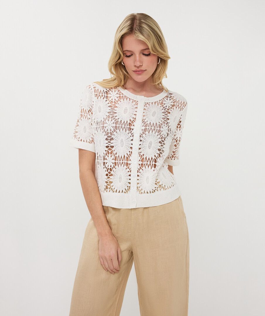 Esqualo Cardigan Crochet