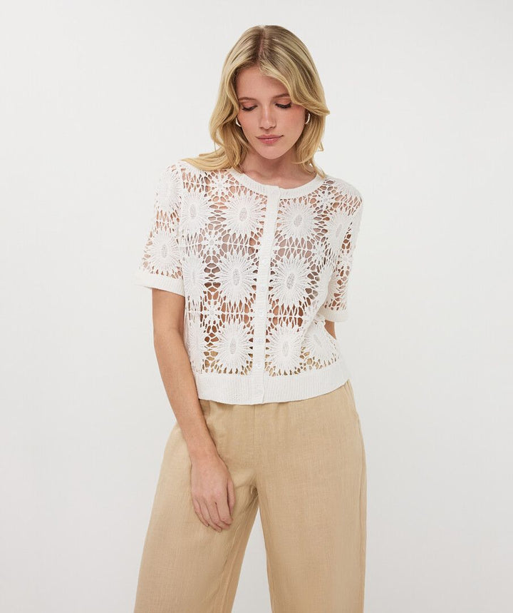 Esqualo Cardigan Crochet