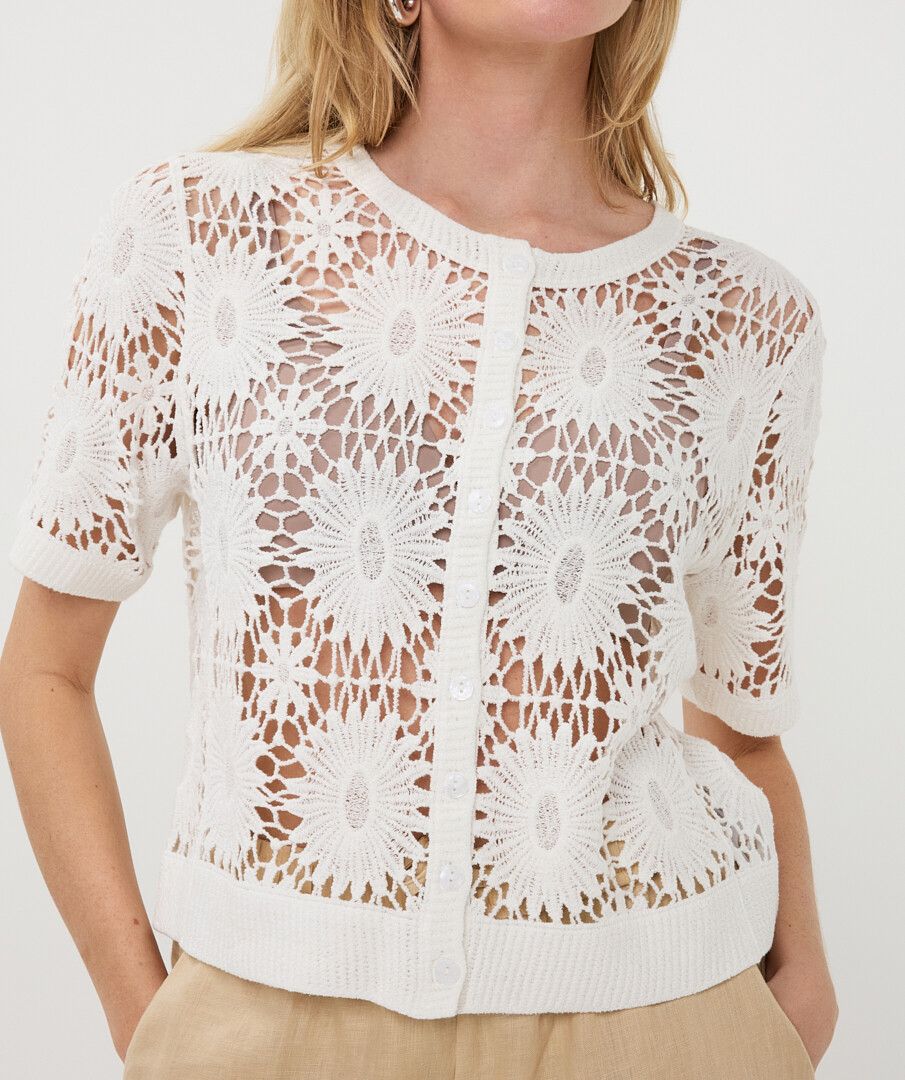 Esqualo Cardigan Crochet