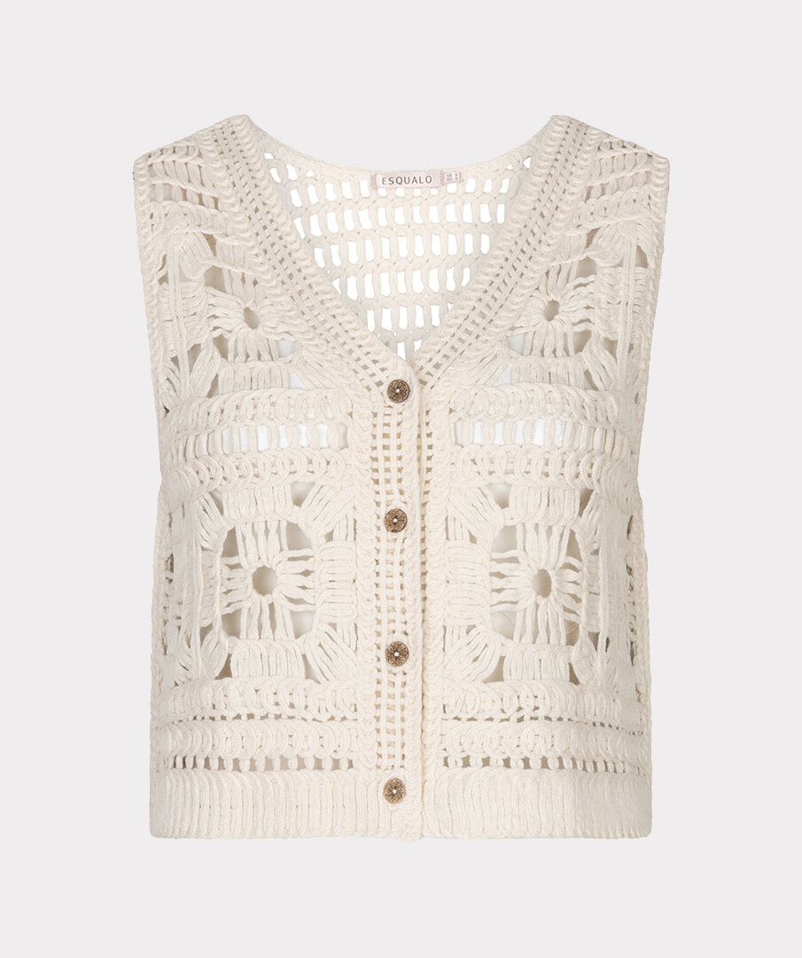 Esqualo Gilet Crochet