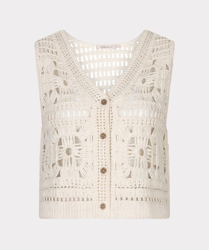 Esqualo Gilet Crochet