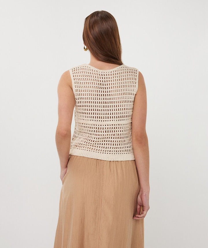 Esqualo Gilet Crochet