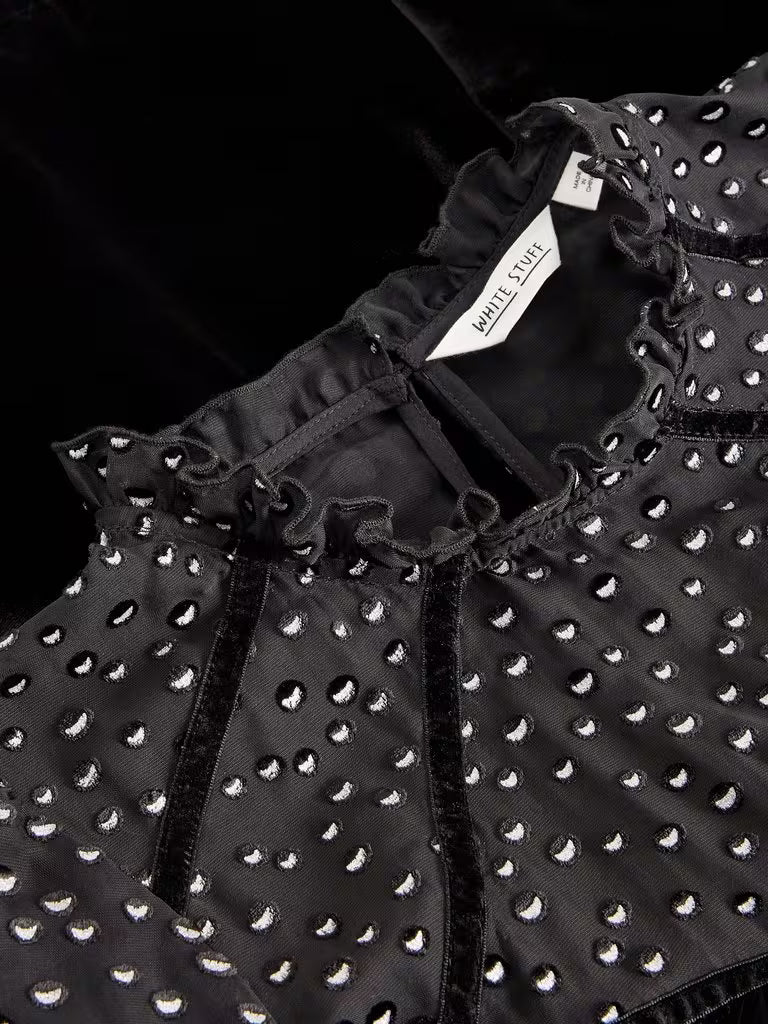 White Stuff Lexi Velvet Top